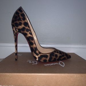 louboutin cheetah heels